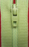Z3346 Optilon 20cm Pale Apple Green Nylon No.3 Closed End Zip - Ribbonmoon