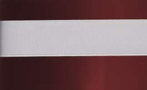 R0816 23mm White Double Face Satin Ribbon - Ribbonmoon