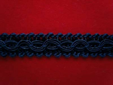 FT274 12mm Rich Navy Braid Trimming