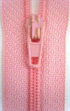Z3123 18cm Tea Rose Pink Nylon No.3 Closed End Zip - Ribbonmoon