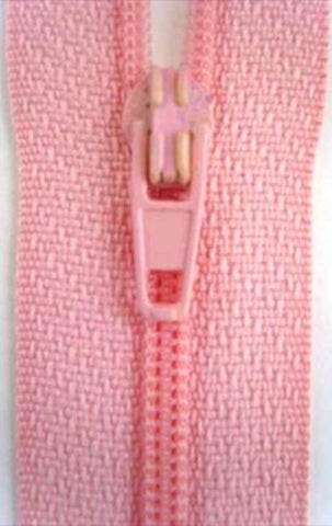 Z3123 18cm Tea Rose Pink Nylon No.3 Closed End Zip - Ribbonmoon
