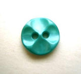 B9401 13mm Metallic Turquoise Glossy 2 Hole Button - Ribbonmoon