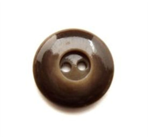 B13599 16mm Tonal Browns High Gloss 2 Hole Button - Ribbonmoon