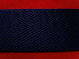 VTAPE4 38mm Navy Acrylic V Tape Webbing - Ribbonmoon