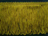 FT194 74mm Moss Green Dense Looped Dress Fringe - Ribbonmoon