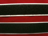 HL25 16mm Black Self Adhesive Hook and Loop Fastening Tape - Ribbonmoon