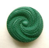 B14339 19mm Parakeet Green Textured Shank Button - Ribbonmoon