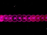 SQC49 6mm Fuchsia Pink Strung Sequins - Ribbonmoon