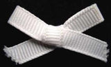 RB359 White 7mm Grosgrain Ribbon Bow