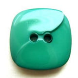B8698 19mm Parakeet Green Glossy 2 Hole Button - Ribbonmoon