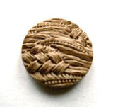 B10135 18mm Light Brown and Beige Textured Shank Button - Ribbonmoon