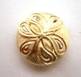 B14861 18mm Gilded Pale Gold Poly Shank Button - Ribbonmoon