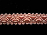FT1793 13mm Peach Melba Cord Decorated Braid Trimming