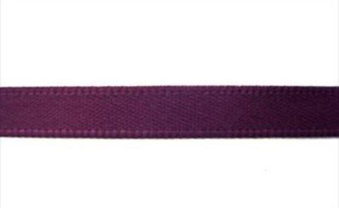 R4710 7mm Deep Plum Double Face Satin Ribbon - Ribbonmoon