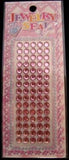 STICKJEWEL09 6mm Pink Self Adhesive Diamonte Rhinestones - Ribbonmoon