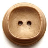 B13558 23mm Camel Matt Centre 2 Hole Button - Ribbonmoon