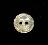 B16525 12mm Glittery Pineapple Tinted Translucent 2 Hole Button - Ribbonmoon
