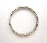 RING07 25mm Silver Metal Alloy Split Ring