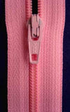 Z0387 YKK 46cm Rose Pink Nylon No.3 Closed End Zip - Ribbonmoon
