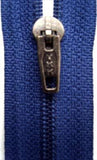 Z3831 YKK 46cm Very Dark Royal Blue Pin Lock No.2 Closed End Zip - Ribbonmoon