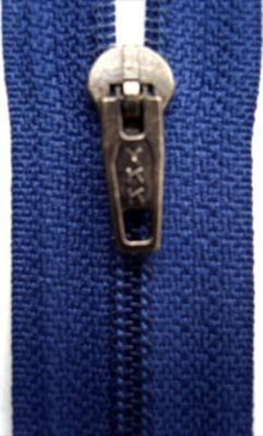 Z3831 YKK 46cm Very Dark Royal Blue Pin Lock No.2 Closed End Zip - Ribbonmoon