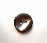 B17291 13mm Real Shell Nacre Iridescent 2 Hole Button - Ribbonmoon