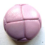 B12563 20mm Dusky Helio Leather Effect "Football" Shank Button - Ribbonmoon