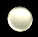 B11555 19mm Pearl White Polyester Shank Button - Ribbonmoon