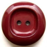 B6402 25mm Pale Burgundy Gloss 2 Hole Button - Ribbonmoon