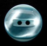 B13201 20mm Tonal Saxe Blue Pearlised 2 Hole Button - Ribbonmoon