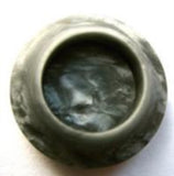 B6320 22mm Chunky Tonal Silver Greys Button, Hole Built into the Back - Ribbonmoon