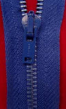 Z0950 50cm Dark Royal Blue Metal Teeth No.3 Open End Zip - Ribbonmoon