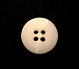 B10809 15mm Shimmery Bridal White 4 Hole Button - Ribbonmoon
