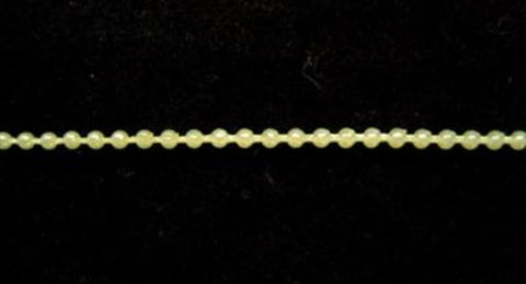 PT79C 1.6mm Pale Sunny Lime Green Strung Micro Bead String Trimming