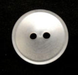 B7565 16mm Pearlised White Polyester 2 Hole Button - Ribbonmoon