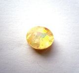 B12440 10mm Jasmine Based Shank Button with a Hologram Glitter - Ribbonmoon