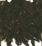 Feather Boa Black and Gold Tinsel Approx 1.8 metres Long - Ribbonmoon