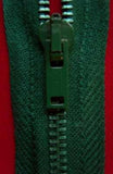 Z0976 50cm Hunter Green Metal Teeth No.3 Open End Zip - Ribbonmoon