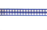 RSK02 10mm Royal Blue Gingham Self Adhesive Backed Ribbon x 3 mtrs