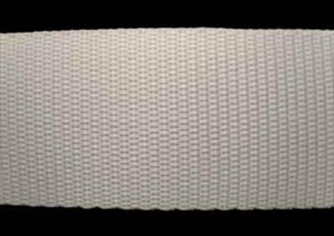 WEBBING-38WHTC 38mm White Polypropylene Webbing Clearance - Ribbonmoon