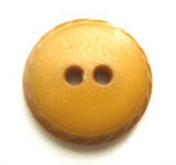 B8676 18mm Golden Brown Matt 2 Hole Button