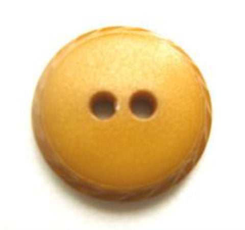 B8676 18mm Golden Brown Matt 2 Hole Button