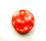 B11390 16mm Pealised Shimmery Flame Orange Shank Button - Ribbonmoon