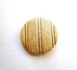 B7244 15mm Light Gold Metal Alloy Textured Shank Button - Ribbonmoon