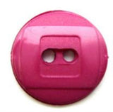 B7937 19mm Raspberry Gloss and Matt 2 Hole Button - Ribbonmoon
