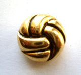 B8146 17mm Gilded Gold Poly Shank Button - Ribbonmoon