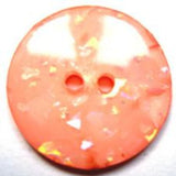 B16159 22mm Hologram Glitter under a Clear Surface 2 Hole Button - Ribbonmoon