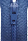 Z3400 Optilon 18cm Deep Dusky Blue Nylon No.3 Closed End Zip - Ribbonmoon
