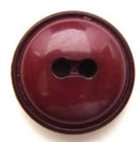 B5807 23mm Summer Plum Gloss Domed Chunky 2 Hole Button - Ribbonmoon