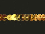 SQC60 6mm Gold Metallic Strung Sequins - Sequin String